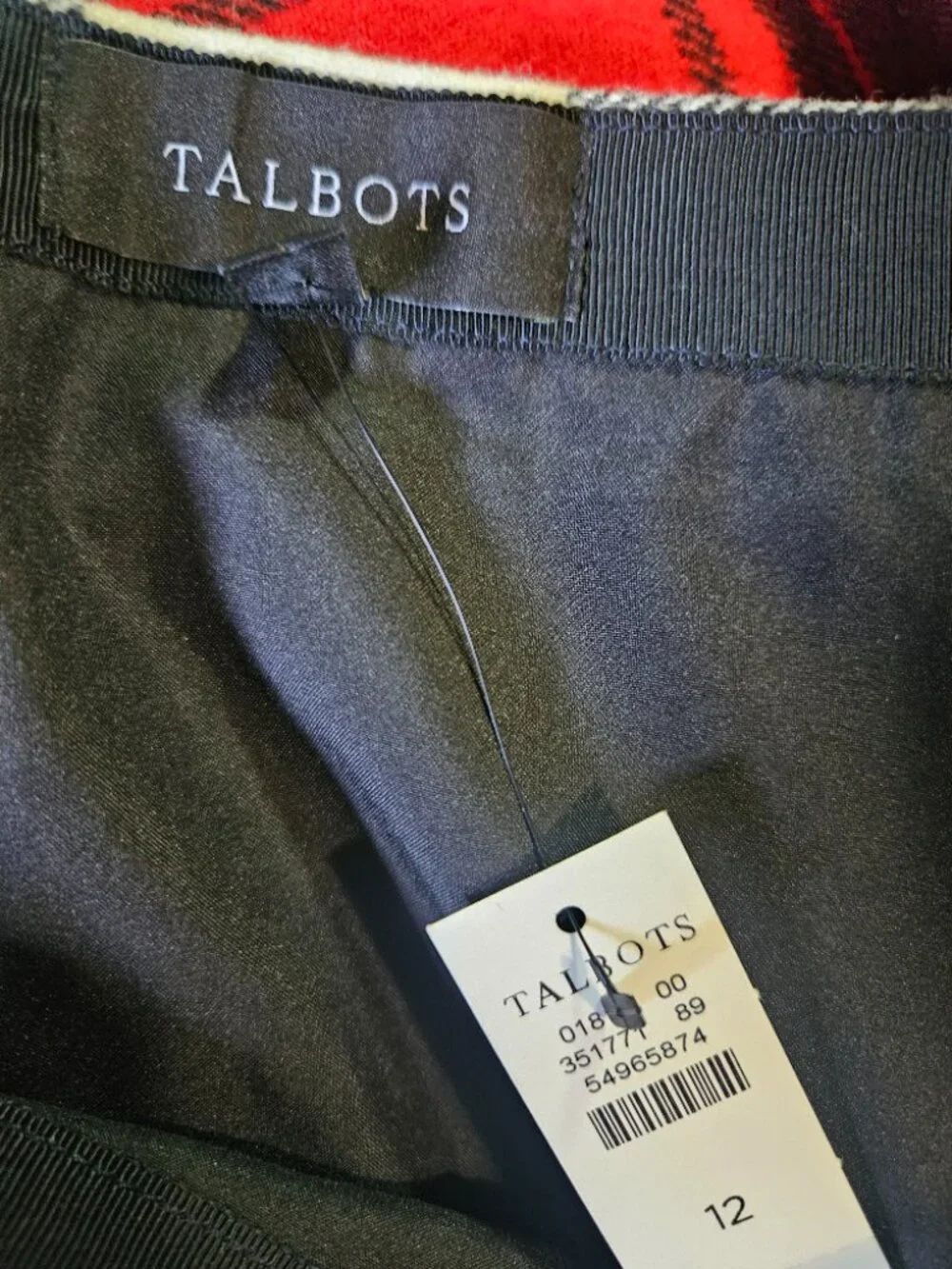 Talbots Black and White Skirt - Picture 2 of 2
